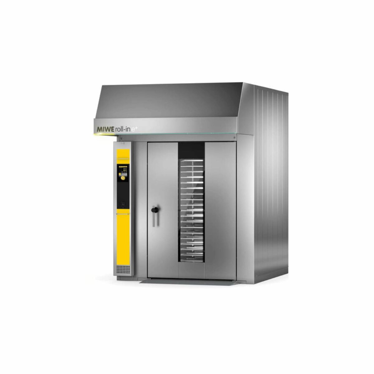 Roll in rotating cart oven